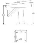 Standard 13KG 1 Step 500m Portable Diving Blocks