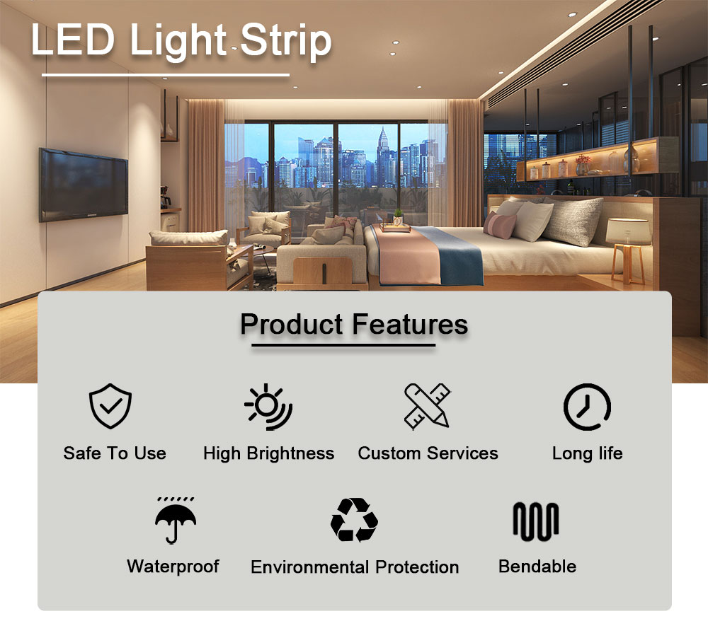 320leds Red Golden Yellow Ice-Blue Blue Green Purple Colorful Flexible COB Led Strip Light