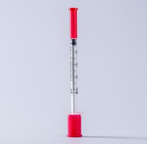 China Sterile Medical Disposable Insulin Syringe With Needle U-40 U-100 0.3ml 0.5ml 1ml factory