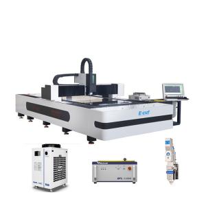 China Servo Motor 1000w Fiber Laser Cutting Machine Cypcut Control factory