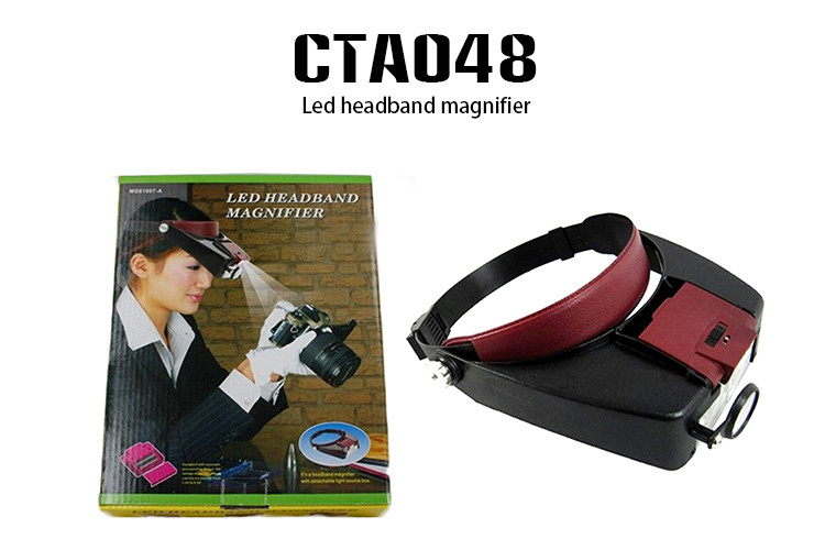 Loupe Glasses Bracket Headband Magnifier Eye Magnification Goggles Magnifying