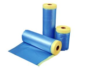 China Universal Plastic Sheet Roll For Car Overspray Masking Film Single Sided factory