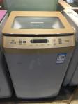 Electric White Glass 7kg Top Load Automatic Washing Machine , Washer And Dryer
