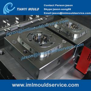 China 200g thin wall food box packaging molded service, in mold label thin wall container mould factory