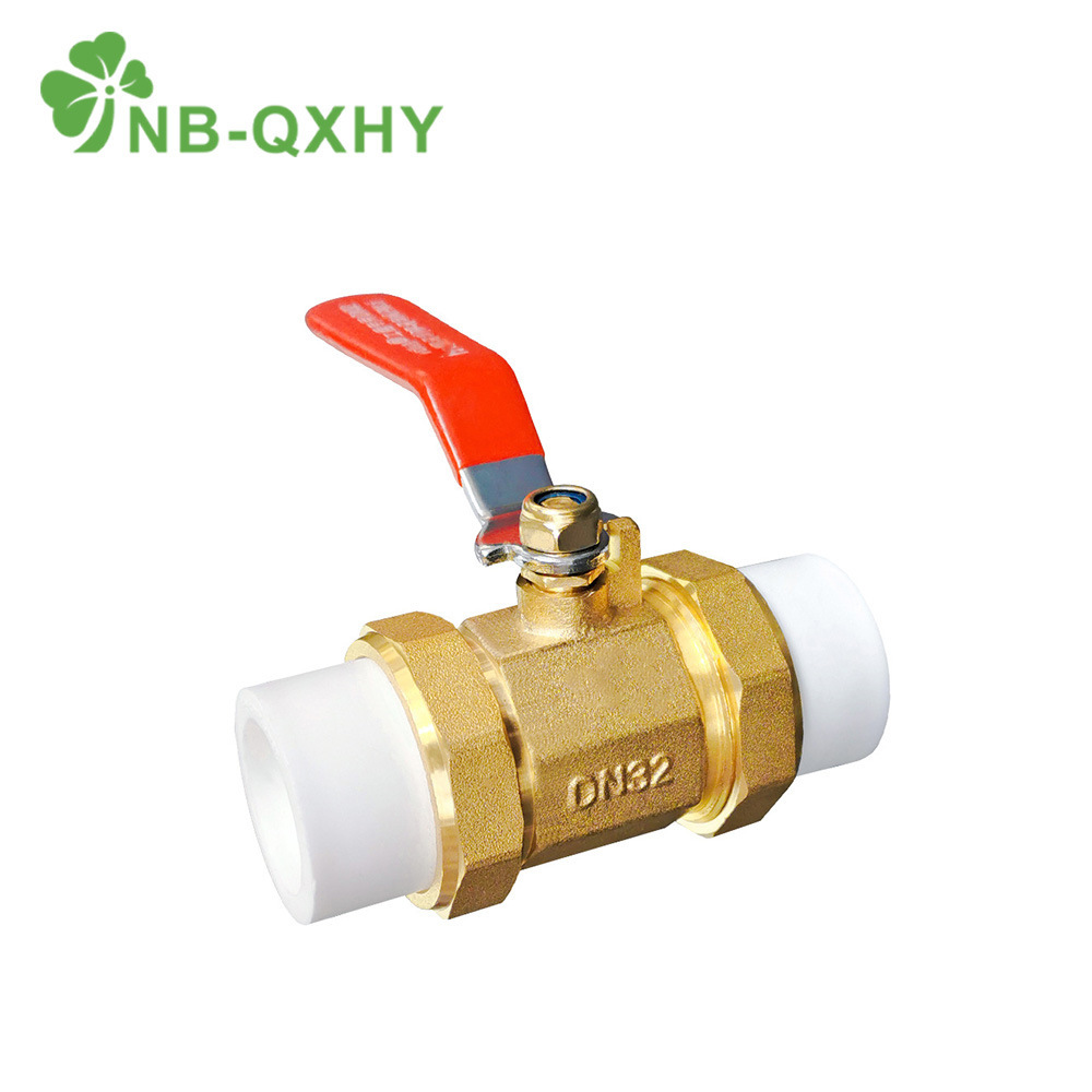 OEM Brass PPR Filter Valve Hot Water Union Ball Valve for Home Plumbing