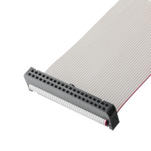 China IDC FC-2*20P 40Pin 2.54mm Pitch Black PBT+G/F UL2651 28AWG IDC Flat Ribbon Cable 1.27mm Pitch OEM/ODM factory