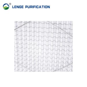 G4 Galvanized Sheet Pleated Panel Filter With Folding And Duck Rack Frame