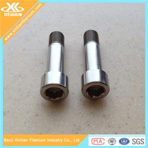 China Metric Gr2 DIN912 Titanium Hex Socket Cap Screws Fasteners factory