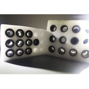 Polishing Cylindrical Hollow Silicon Carbide Wafer Ceramic Optical Element SiC