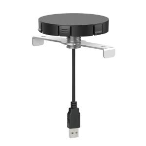 China 15W DIY Fast Concealed Wireless Charger 205KHz Under Table Furniture factory