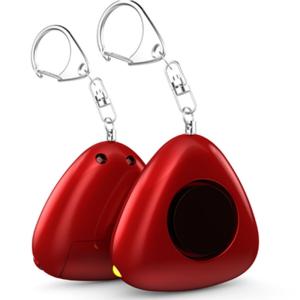 China New 130dB Emergency Personal Keychain Alarm In Red , Gold , Silver , Blue Color factory