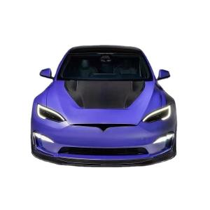 China Vors Style Tesla Body Kit 2013 - 2016 Tesla Model S Spoiler Hood Side Skirt factory