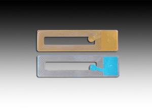 China Silver Grey Retail Store EAS RF Label 52*15mm Disposable Barcode HAX738 factory