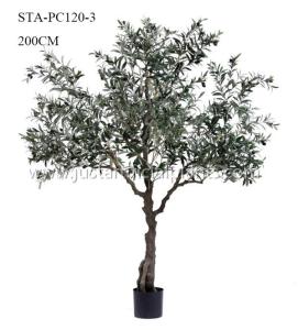 China Plants Artificial Olive Tree Premium Foliage Vibrant Color 200CM No Trimming factory