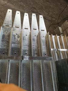 China 10mm Railway Sleeper Galvanised Bracket Customized For Fencing factory