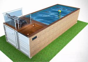 China Topshaw Customize Free Design 20ft 40ft Australia DIY Shipping Container Pools factory