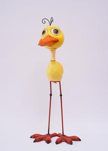 China ODM Metal Yard Garden Ornaments Design Art Metal Bird Handmade factory
