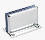 Chrome Finish Glass Hinges and Clamps for Heavy Duty Frameless Bathroom