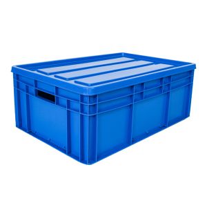 Stackable Plastic EURO Box Crates Durable and Spacious Storage Solution for