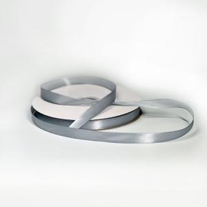 China Silver Satin Poly Ribbon Strong Polyester Ribbon OEKO-TEX STANDARD 100 factory