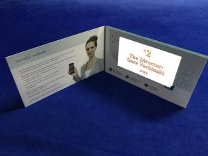 China Customized Interactive Video Marketing Books Video Brochure Card factory