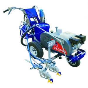 China CKQ3000 High Pressure Airless Cold Paint Road Marking Machine / Road Cold Spray Marking Machine factory