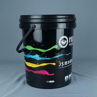 China Paint Round Plastic Buckets 20L With Lid And Handle factory