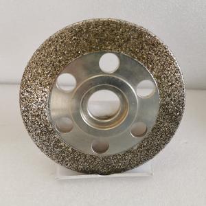 China Electroplated CBN Grinding Wheel With Weight-reducing Holes Diameter 150* Inner Hole 30* Thickness 5.5* Width 25 factory