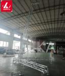 Single DJ Speaker Truss / Speaker Stands 12M Height Aluminum Spigot Truss