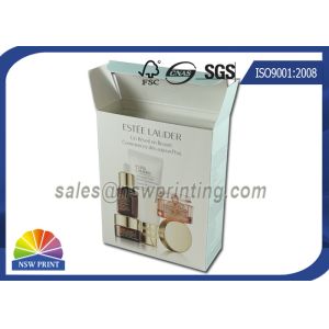 Cosmetic Packaging Folding Carton Box With Gold Foil Embossing Logo