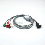 DMS ECG Cable Holter Probe 5Leads Snap AHA/IEC for DMS300