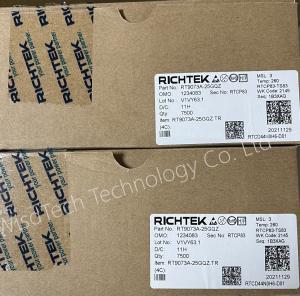 China RT9073A-25GQZ LDO Voltage Regulators 1A IQ 250mA Low-Dropout Linear Regulator on sale