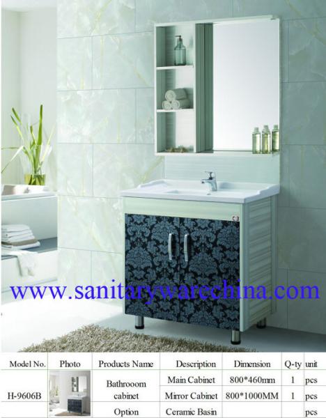Modern Alunimun bathroom cabinet / aluminum alloy bathroom cabinet/Mirror