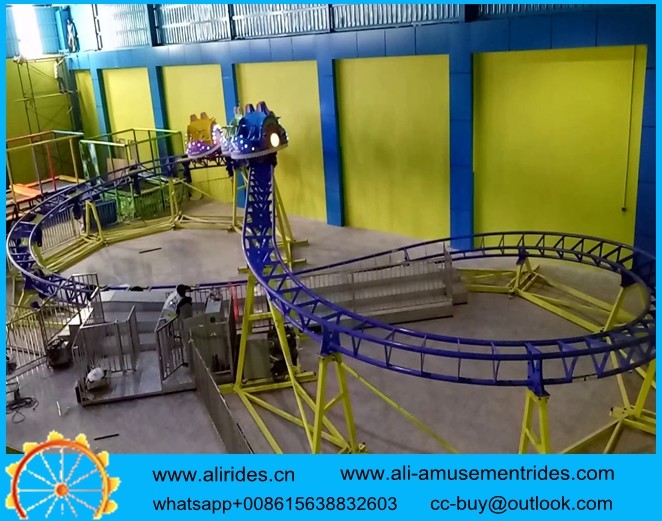 Factory Direct Price Mini Roller Coaster Type Family Safety Kiddie Amusement Spinning Roller Coaster