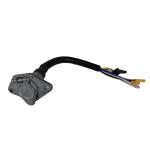 SAE J2863 Trailer Electrical Connector Trailer Adaptor Black Color OEM Standard