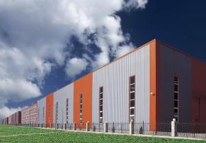 China Galvanized Steel Frame Steel Structure Building with Steel Sheet Roof factory