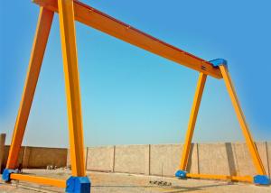 China Motorized 5 Ton Single Girder Travelling Gantry Crane For Workshop factory