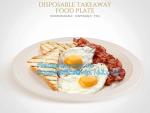 custom printed party plates disposable sugarcane bagasse plate Biodegradable