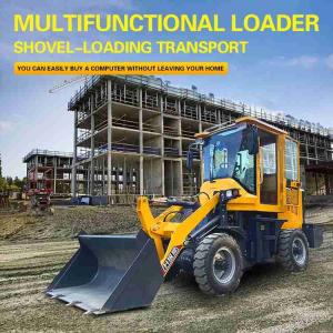 China Yellow Construction Wheel Loader Machine 42kw 5300*1900*2700mm With Isuzu Axle factory