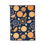 Square Shape Microfiber Golf Towels Plain Logo Design