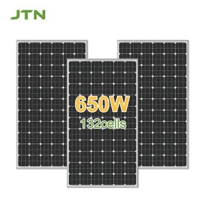 China Waterproof IP65 JTN 210mm Solar Cell PV Module 660W Shingled Mono Solar Panel for Home factory