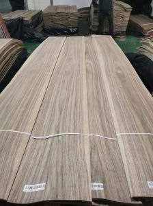 China 12% Moisture American Black Walnut Veneer Dark Color 0.45mm Thick factory