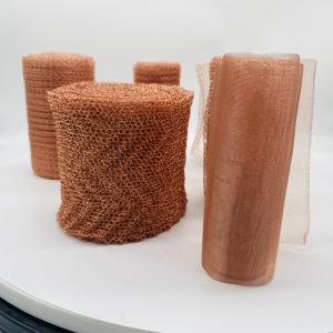 China Pure Copper Garden Mesh , Mice Copper Mesh 100mm 127mm factory