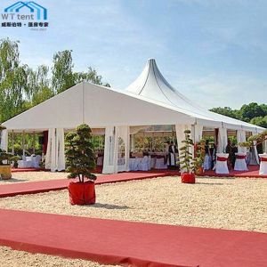 China Commercial Mixed Custom Made Tents Strong Metal Structure UV Protected factory
