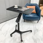 Wood Movable Leisure Coffee Desk Side Gas Table for Adjustable Sit Standing Desk