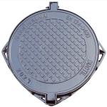 Weather Resistant Inspection Chamber Cover , EN124 D400 Manhole Cover With Lock