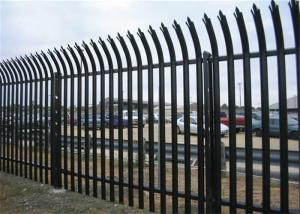 China 2700mm Triangle Spear Top Metal Galvanised Palisade Fencing factory