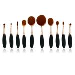 oval shaped brush Professional makeup brush set