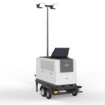 4KW Mobile Light Tower 150000LM IP54 Portable Generator Light Tower
