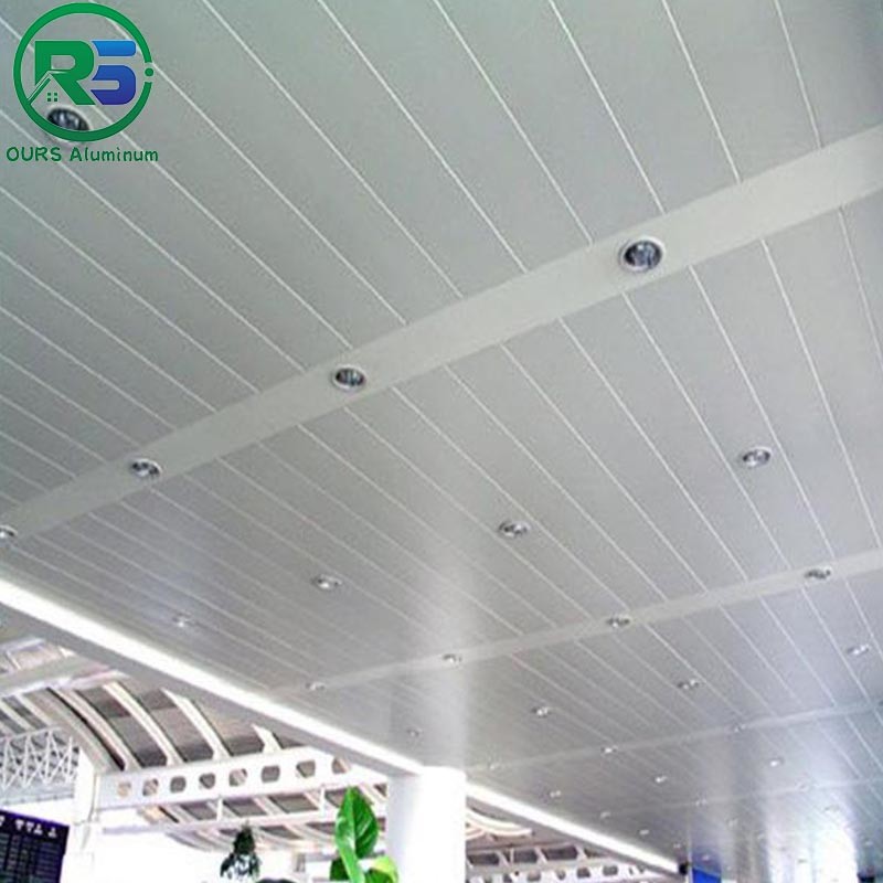Metal Strip C Shaped Alum Strip Ceiling System Thickness 0.6mm-1.2mm Suspended Ceiling Tiles